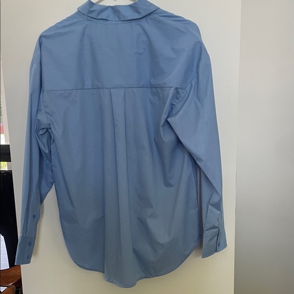 Abercrombie & Fitch Blue Button Down Shirt - Picture 4 of 7